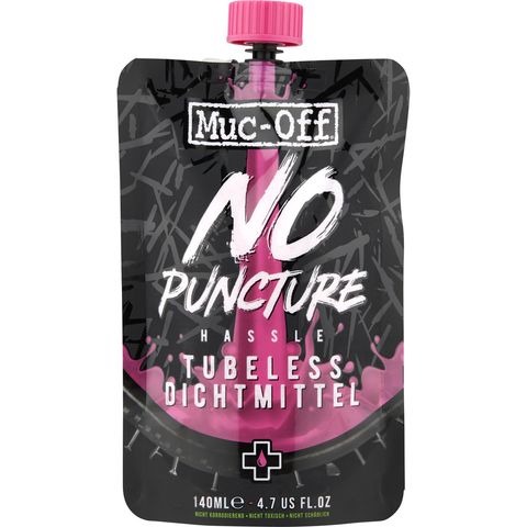 Muc Off Muc-Off No Puncture Hassle Dichtmittel pink Beutel, 140 ml