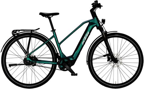 Ktm KTM Macina Superbelt SX 10 Di2 - 400 Wh - 28 Zoll - Trapez - 2027 - Green Purple Flip Matt - Größe 43 CM
