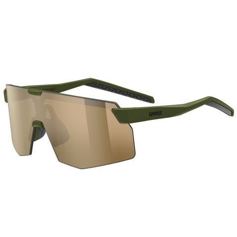 Uvex uvex PACE STAGE JR Kinder Sportbrille olive matt/mirror gold