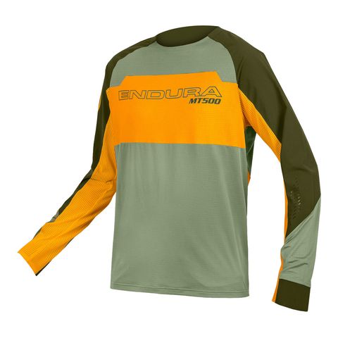 Endura Endura MT500 Burner Lite Trikot (langarm) - Mandarine S