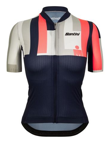 Santini Santini Ironman AAHONOUI Kadın Bisiklet Forması 2I940L75CESLKAAHO
