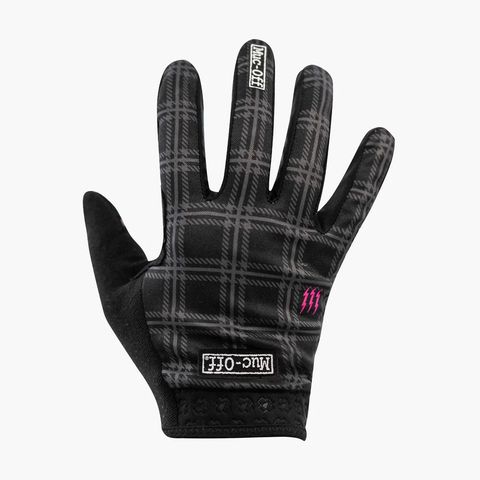 Muc Off Muc-Off Riders Gloves Tartan Uzun Parmak Eldiven - SİYAH / L