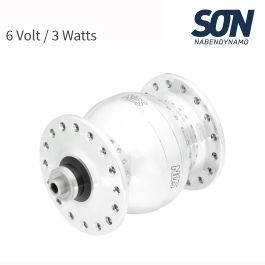 Son-hub-dynamos Son 28 Dinamo Göbek V-Fren 6V 3.0Watt 36D QR Gümüş