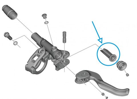 Shimano SHIMANO Membran BL-M9100 - Ersatzmembran für Bremshebel BL-M9100, 7 g