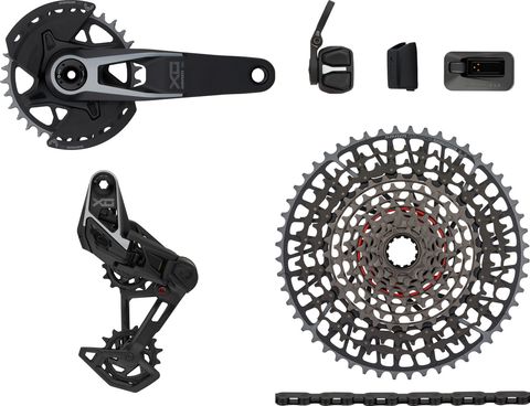 Sram SRAM X0 Eagle T-Type V2 DUB Wide AXS 1x12-fach Upgrade-Kit schwarz 175,0 mm 32 10-52