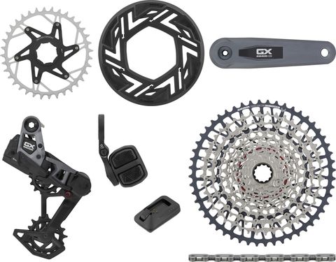 Sram SRAM GX Eagle Transmission AXS 1x12-fach E-MTB Gruppe für Brose dark polar 160,0 mm ohne SRAM XD 10-52 SRAM XD ohne 36