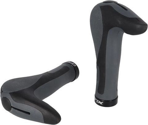 XLC XLC Griffe Hitch GR-G16 Lock-On mit integrierten Barends - Schwarz-Grau