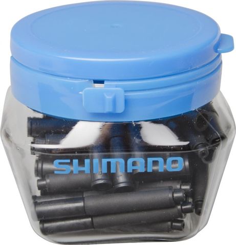 Shimano SHIMANO Endkappe Schaltzugaußenhülle mit Spitze und Gummimanschette - 50 Stück