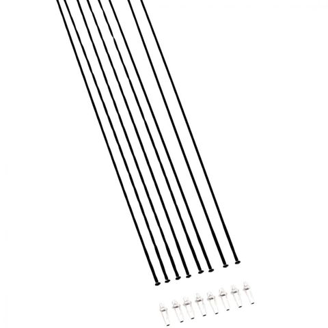 DT Swiss DTSwiss DT SWISS Speichenkit Erc1400 Spline 47Db My 18-22 Vr+Hr Schwarz