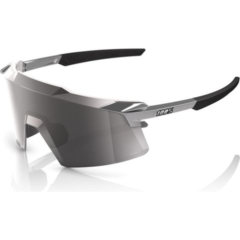 100% 100% Aerocraft Hiper Sportbrille gloss chrome hiper silver chrome