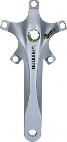 Shimano SHIMANO Kurbelarm Rechts 175 mm FC-R345 Silber - 175 mm, Silber