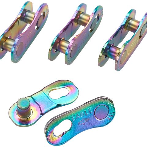 Sram SRAM PowerLock 12-speed Eagle kettingschakel 4 stuks rainbow