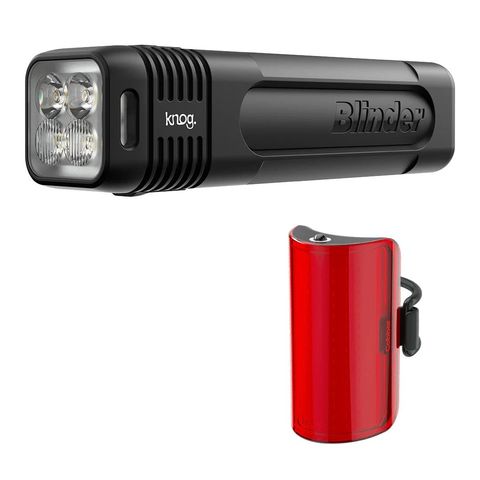 Knog Knog Blinder 900 Ön Far ve Mid Cobber 170 Lümen Arka Stop Aydınlatma Seti