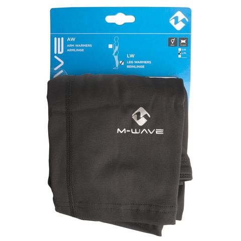 M-Wave M-WAVE LW Beinlinge 1 Paar Größe S/M - elastisch mit 3D-Technologie, schnelltrocknend, kleines Packmaß, Material 80% Polyamid 20% Elasthan