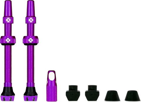 Muc Off Muc-Off Tubeless Valve Kit V2 Universal for MTB & Road - purple - Größe 60 mm
