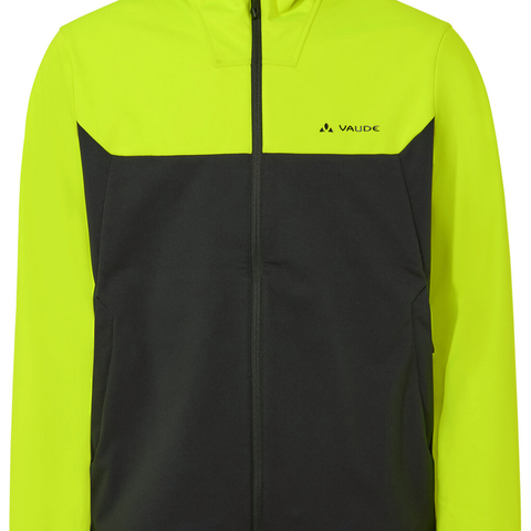 VAUDE VAUDE Heren Qimsa Hooded Softshell Jas II neon geel S