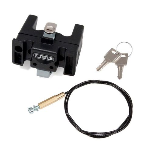 Ortlieb ORTLIEB E185VE GİDON ÇANTASI MONTAJ SETİ KİLİTLİ -HANDLEBAR MOUNTİNG-SET WİTH LOCK