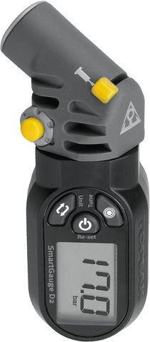 Topeak Topeak SmartGauge D2 digitaler Druckluftprüfer - grau - Größe bis 250 PSI