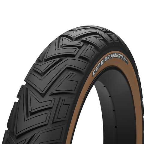 Cst CST Ride Ambro 20x4.00 Zırhlı E-Bike Dış Lastik Kahverengi