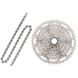 Shimano Shimano Deore CS-M4100 11/46+CN-HG54 10'lu Kaset Zincir Seti