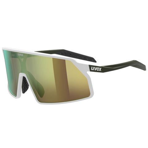 Uvex uvex PACE STAGE RISE Sportbrille white-olive matt/mirror gold