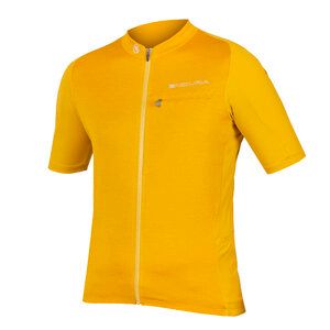 Endura ENDURA GV500 Reiver Gravel Fietsshirt Korte Mouwen Geel Heren