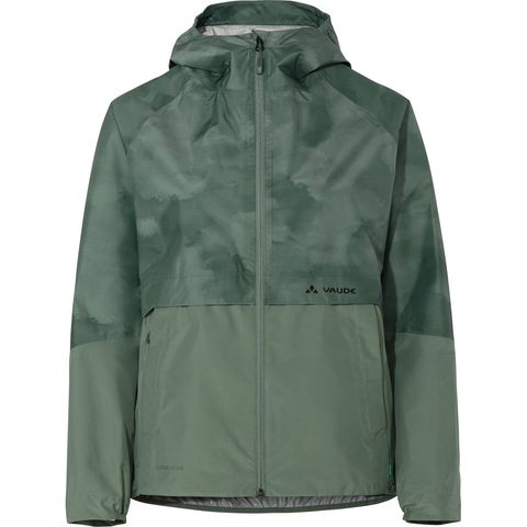 VAUDE VAUDE Womens Loamer Rain Jacket Regenjacke agave 36