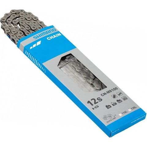 Shimano SHIMANO CN-M8100 Zincir 12 vites E-BIKE RATED 126 bakla QUICK-LINK