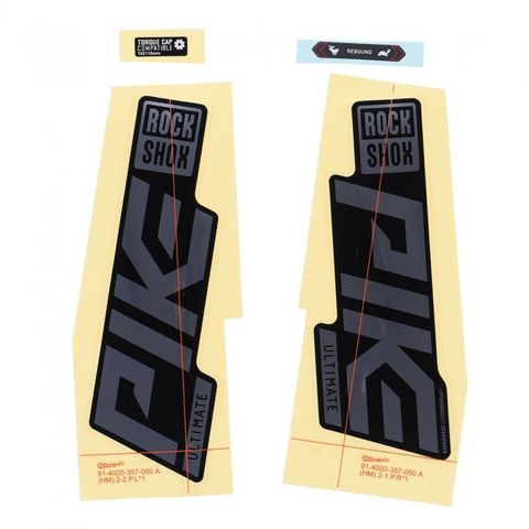 RockShox RockShox Gabel Decal-Kit Pike Ultimate 27|29 Zoll 11.4018.105.044 gloss Polar-Folie für schwarz