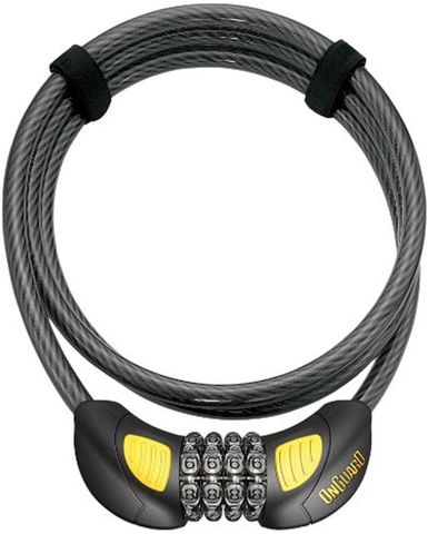 Onguard Onguard 8164GLO 10mmx180cm Terrier Combo Işıklı Şifreli Kilit