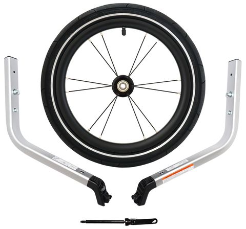 Thule Thule Chariot 2 Jogging Kit Double - Zweisitzer (ab MY2024) - Silver/Black