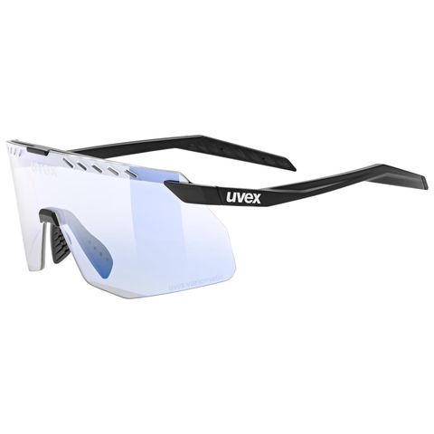 Uvex uvex Pace Stage S V fietsbril zwart mat / spiegel blauw