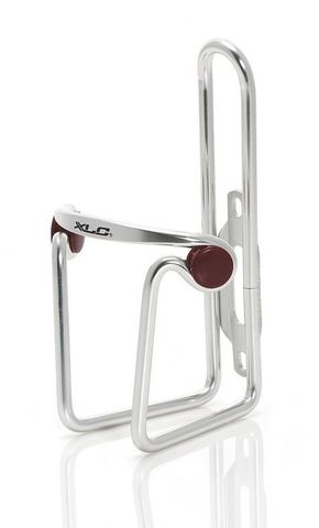 XLC XLC Trinkflaschenhalter Alu BC-A02 silber/matt, Polster rund