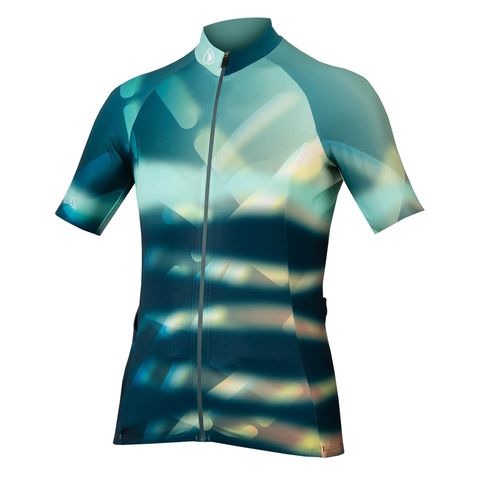 Endura Endura Damen Virtual Texture Trikot (kurzarm) - Glacier Blue XS