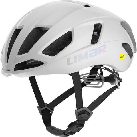 Limar Limar Air Atlas + Mips Iridescent White M - aerodynamischer Rennradhelm mit Top-Belüftung