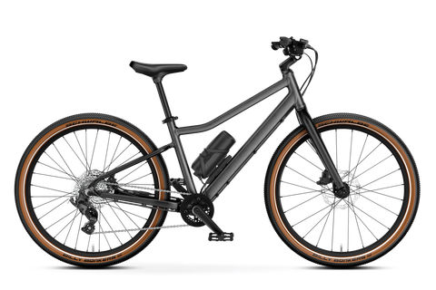 woom Woom Explore e 5 - 171 Wh - 24 Zoll - Diamant - Graphite Grey