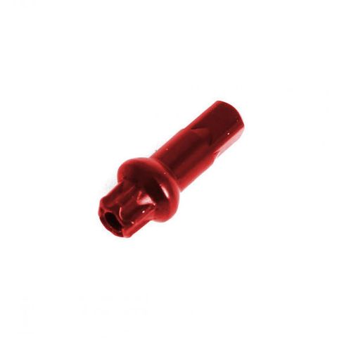 DT Swiss DT Swiss Alu-Nippel Squorx Pro Head 15 mm Rot - montagefreundlicher Leichtbau-Nippel