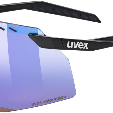 Uvex uvex Pace Stage Cv Fietsbril Zwart Mat / Spiegel Blauw