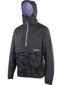 EVOC EVOC Anorak Pull-Over Windjack Zwart/Paars Heren
