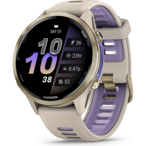 Garmin Garmin Forerunner 970 Smartwatch gray-softgold-gray-transparent
