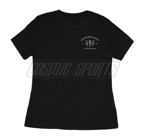 Crankbrothers Crankbrothers T-Shirt 25th Anniversary Edition Damen Größe XL schwarz-hellgrau