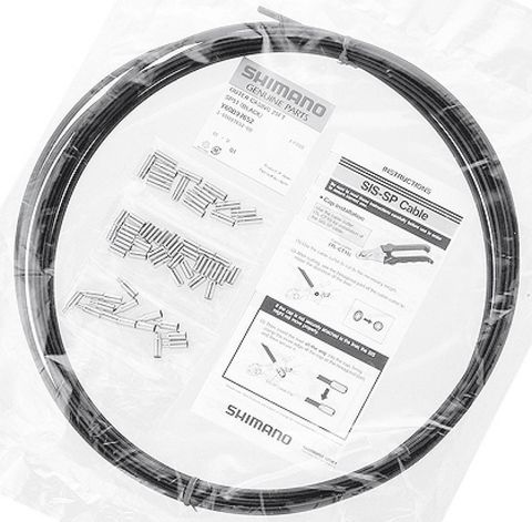 Shimano SHIMANO Schaltzugaußenhülle SIS-SP51 7,62 m inkl. Endkappen - Präzises Schalten auf Dauer