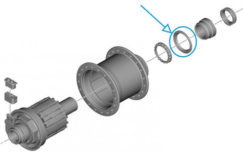 Shimano SHIMANO DICHTRING DH-UR708-3D - 708-3
