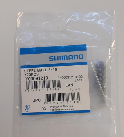 Shimano Shimano 3/16 Göbek Bilyası (20adet)