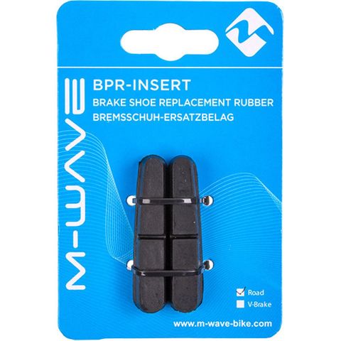 M-wave MWave M-Wave Bremsgummi BPR-Insert-RR, schwarz, für BPR-RR-Base