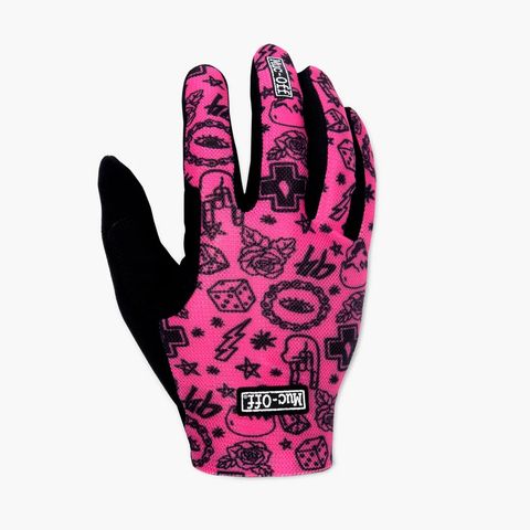 Muc Off Muc-Off Summer LightWeight Mesh Ride Gloves Uzun Parmak Eldiven - PEMBE / L