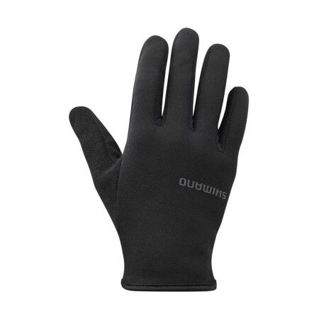Shimano Shimano Light Thermal Bayan Siyah Uzun Parmak Kışlık Eldiven Beden L