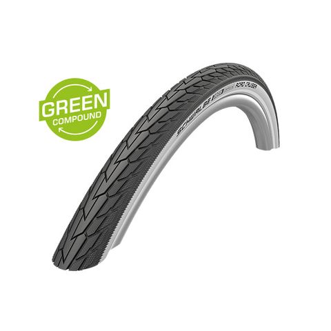 Schwalbe Schwalbe Road Cruiser Drahtreifen - 28x1.60 Zoll - K-Guard - GC - Reflexstreifen - whitewall