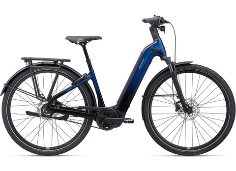 Giant Giant AnyTour E+ 3 2025 Damesfiets S Blauw / Zwart