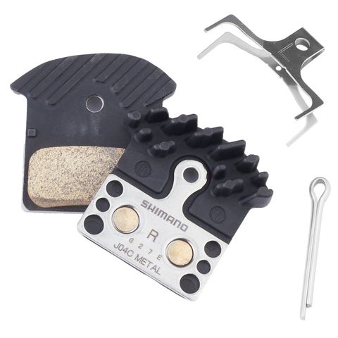 Shimano Shimano J04C Metalen schijfremblokken met vinnen voor XTR/XT/SLX/Deore/Ultegra/105